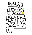 Map of Randolph County