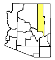 Map of Navajo County