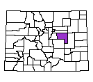 Map of Elbert County