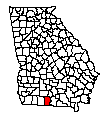 Map of Brooks County
