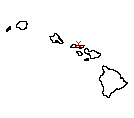 Map of Kalawao County
