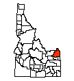 Map of Fremont County