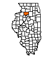 Map of Bureau County