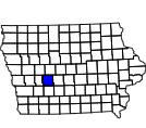 Map of Guthrie County