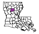 Map of Winn Parish