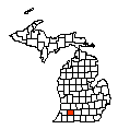 Map of Kalamazoo County