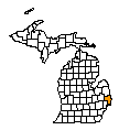 Map of St. Clair County