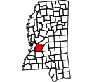 Map of Hinds County