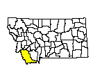 Map of Beaverhead County