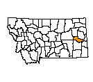 Map of Prairie County