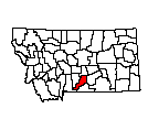 Map of Stillwater County
