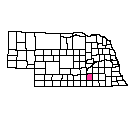 Map of Clay County