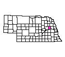 Map of Colfax County