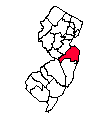 Map of Monmouth County