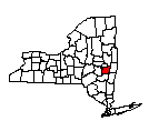 Map of Albany County