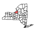 Map of Oswego County