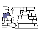 Map of McKenzie County