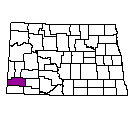 Map of Slope County
