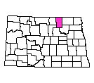 Map of Towner County