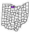 Map of Sandusky County