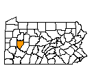 Map of Armstrong County