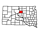 Map of Potter County