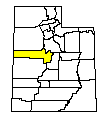 Map of Juab County
