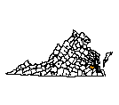 Map of Surry County