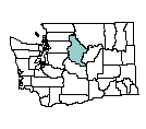 Map of Chelan County