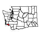 Map of Wahkiakum County
