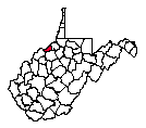 Map of Pleasants County