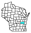 Map of Fond du Lac County