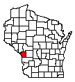 Map of La Crosse County