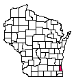 Map of Milwaukee County