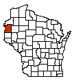Map of Polk County