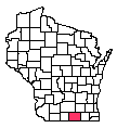 Map of Rock County