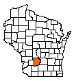 Map of Sauk County