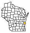 Map of Sheboygan County