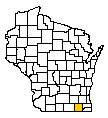 Map of Walworth County