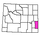 Map of Goshen County