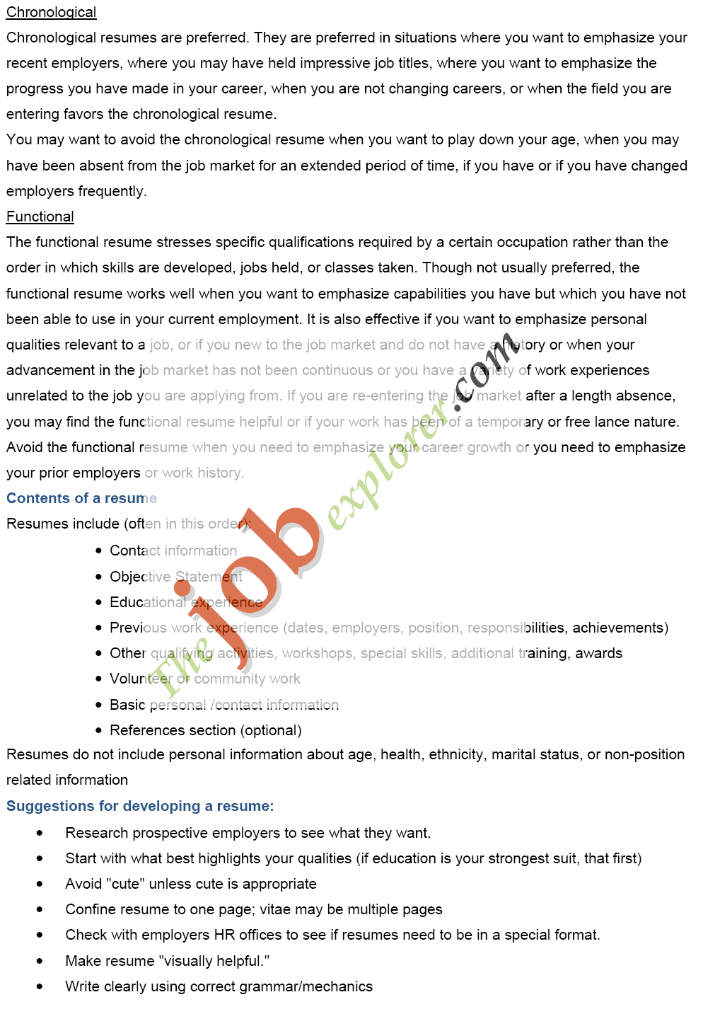 resume format  resume layout