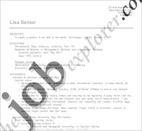 resume format sample. INDENT FORMAT EXAMPLE
