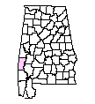 Map of Choctaw County
