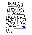 Map of Houston County