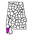 Map of Mobile County