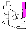 Map of Apache County