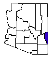 Map of Greenlee County