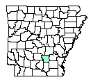 Map of Cleveland County