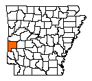 Map of Polk County