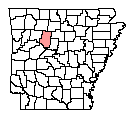 Map of Pope County